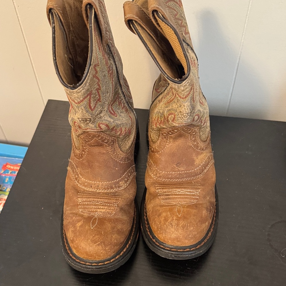 Ariat Kids Boots Brown and Tan